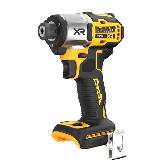 DEWALT 20V MAX XR Impact Driver, Brushless, 1/4", 3-Speed, Bare Tool Only (DCF845B)