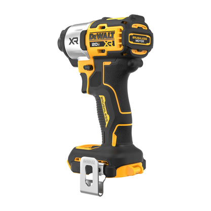 DEWALT 20V MAX XR Impact Driver, Brushless, 1/4", 3-Speed, Bare Tool Only (DCF845B)