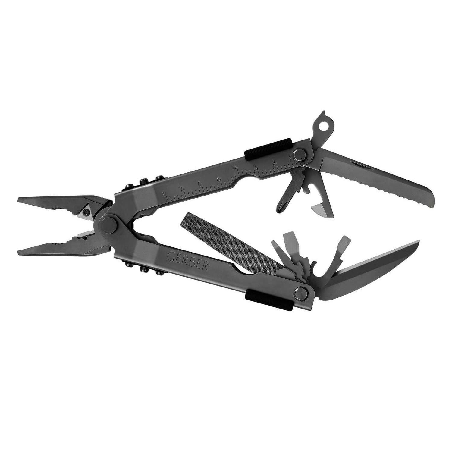 Gerber Multi-Plier 600 - Black, Carbide Cutters, Needlenose, Berry-Compliant Sheath